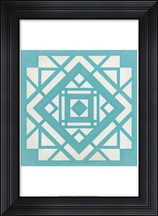 Framed Modern Quilt II Print