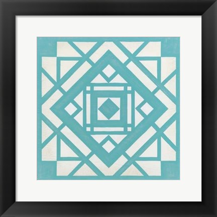 Framed Modern Quilt II Print