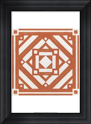 Framed Modern Quilt IV Print