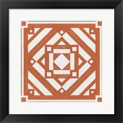 Framed Modern Quilt IV Print