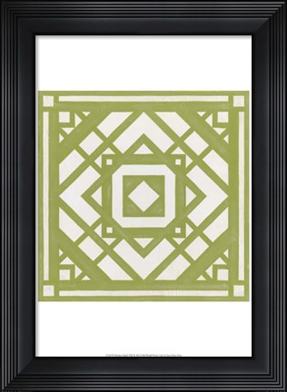 Framed Modern Quilt VIII Print