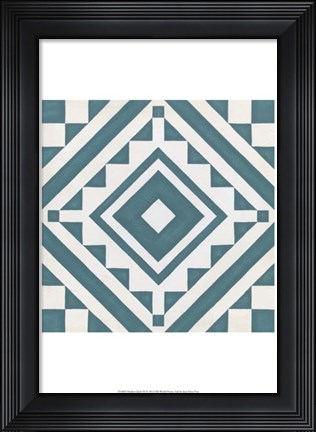 Framed Modern Quilt IX Print