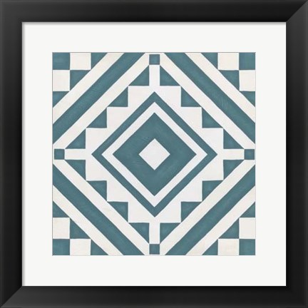 Framed Modern Quilt IX Print