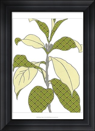 Framed Modern Foliage I Print