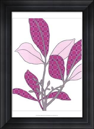 Framed Modern Foliage III Print