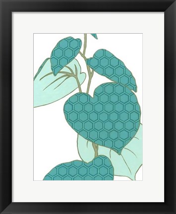 Framed Modern Foliage IV Print