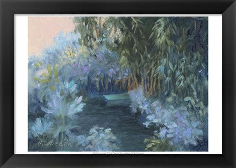 Framed Monet&#39;s Garden VII Print