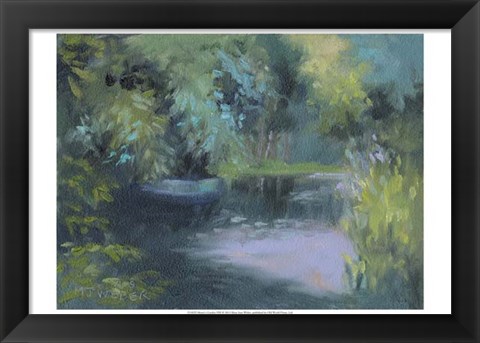 Framed Monet&#39;s Garden VIII Print