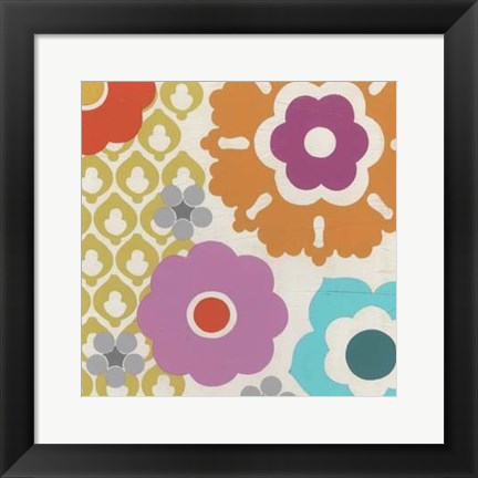 Framed Candy Blossoms I Print