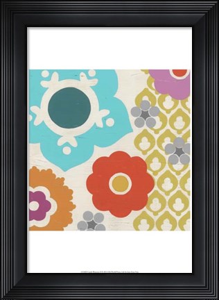 Framed Candy Blossoms II Print