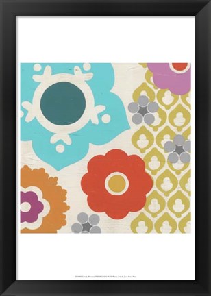 Framed Candy Blossoms II Print