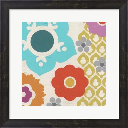 Framed Candy Blossoms II Print