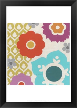 Framed Candy Blossoms III Print