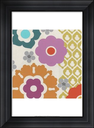 Framed Candy Blossoms IV Print