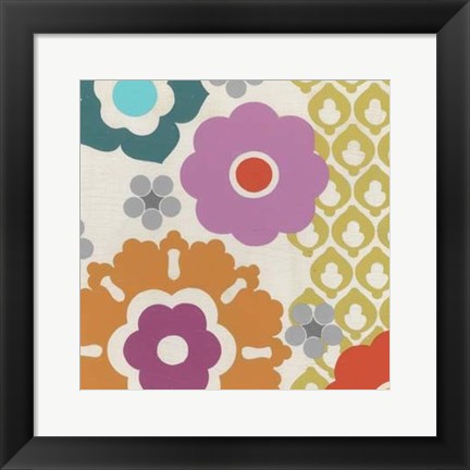 Framed Candy Blossoms IV Print