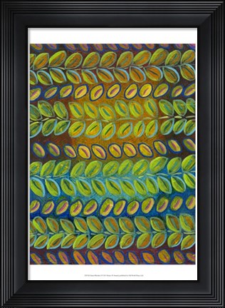 Framed Island Rhythm I Print