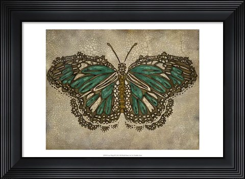 Framed Lace Wing II Print