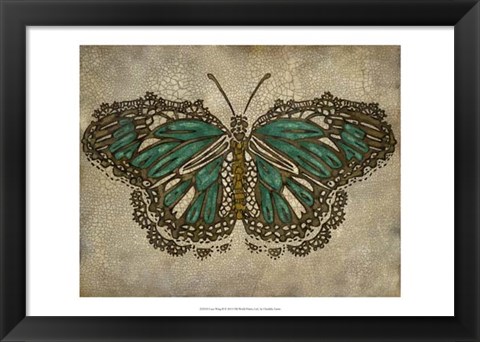 Framed Lace Wing II Print