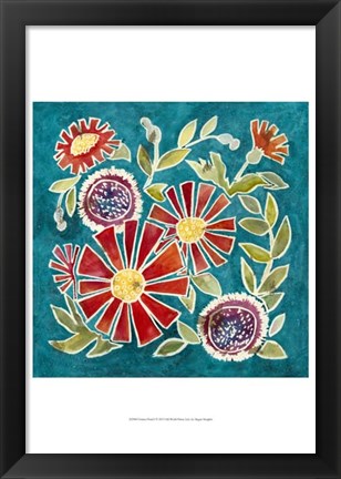 Framed Emma Floral I Print