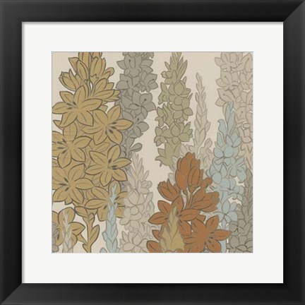 Framed Meadow Blooms I Print