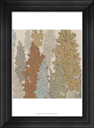 Framed Meadow Blooms II Print