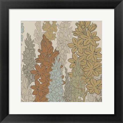 Framed Meadow Blooms II Print