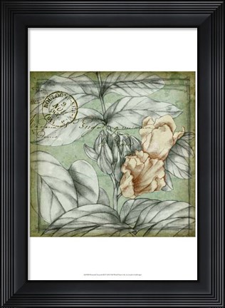 Framed Postmark Tropicals III Print