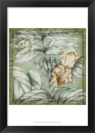 Framed Postmark Tropicals III Print