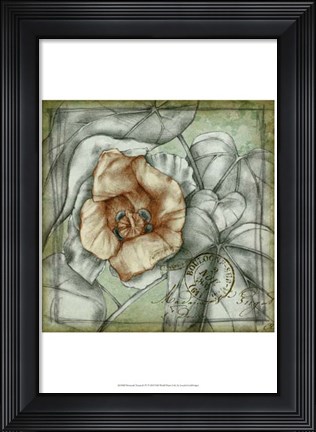 Framed Postmark Tropicals IV Print