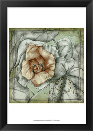 Framed Postmark Tropicals IV Print