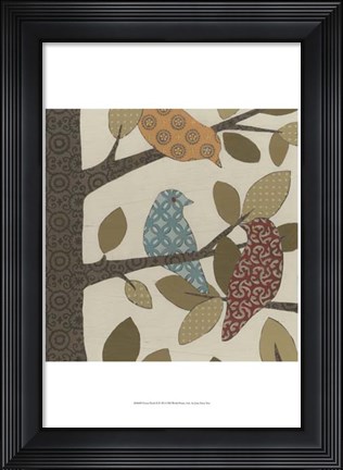 Framed Forest Flock II Print