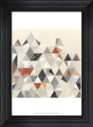 Framed Division and Connection I Print