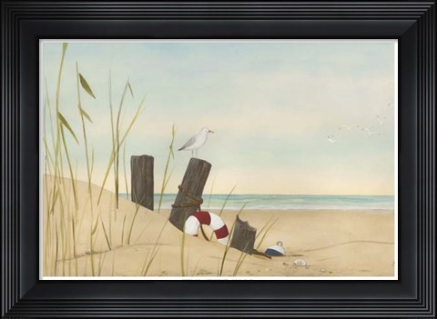 Framed Seaside Dunes I Print