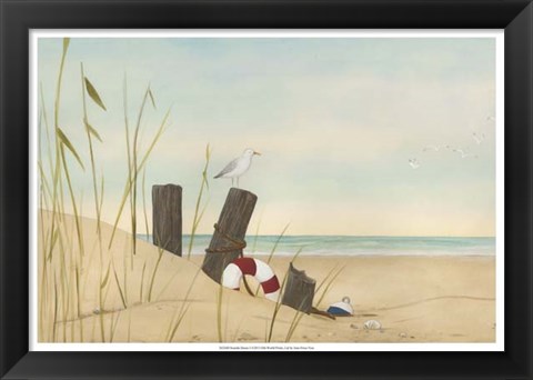 Framed Seaside Dunes I Print