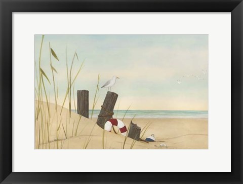 Framed Seaside Dunes I Print