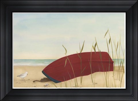 Framed Seaside Dunes II Print