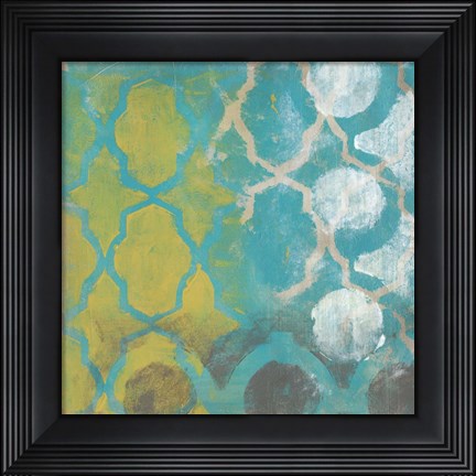Framed Neo Lattice I Print