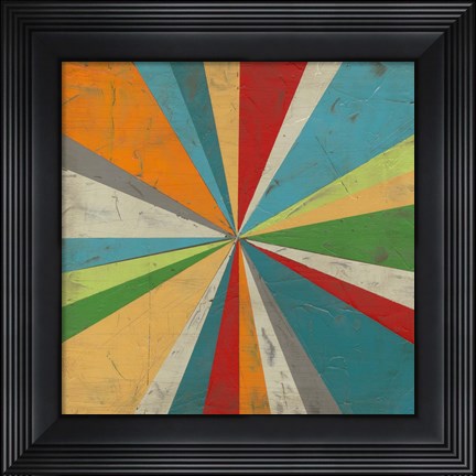 Framed Carnival Lights I Print