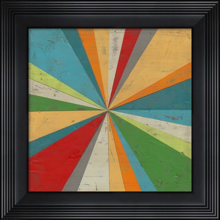 Framed Carnival Lights II Print