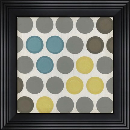 Framed Marquee Lights III Print