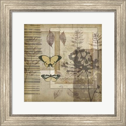 Framed Small Notebook Collage II Print