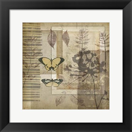 Framed Small Notebook Collage II Print