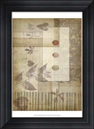 Framed Small Notebook Collage III Print