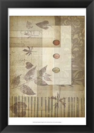 Framed Small Notebook Collage III Print