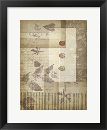 Framed Small Notebook Collage III Print