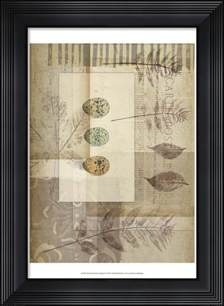 Framed Small Notebook Collage IV Print