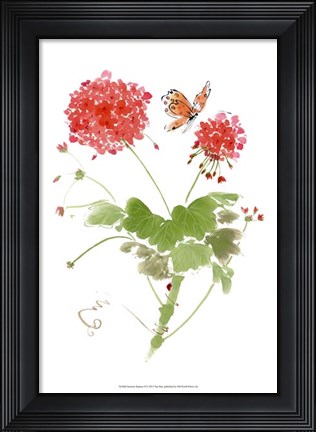 Framed Summer Rapture II Print