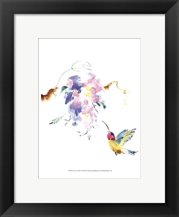 Framed Love is in the Air Print