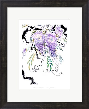 Framed Wisteria Garden III Print
