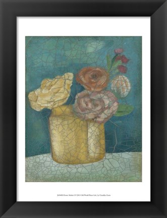 Framed Flower Market I Print